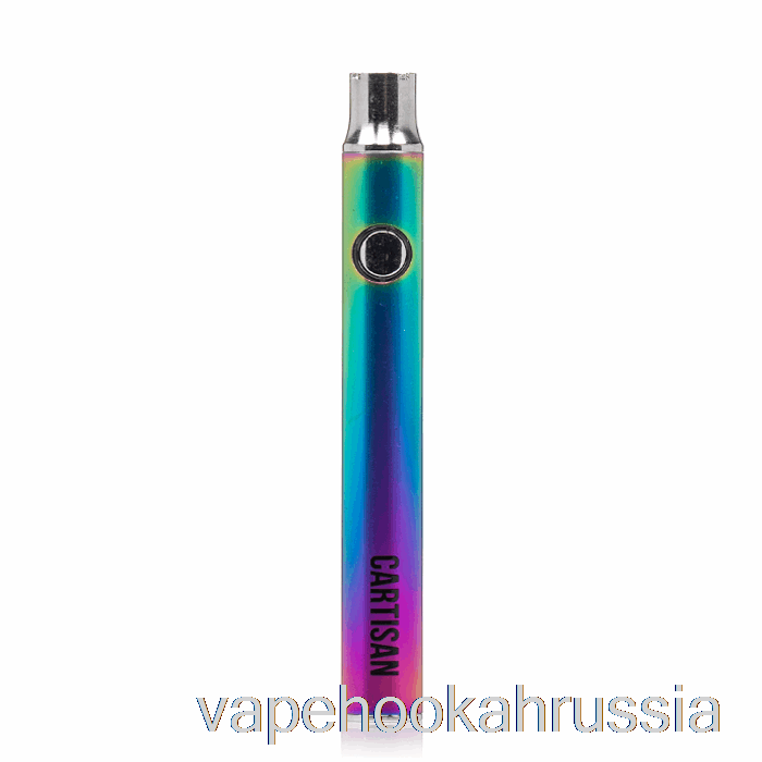 Vape Juice Cartisan Button VV 350 510 Батарея Радуга
